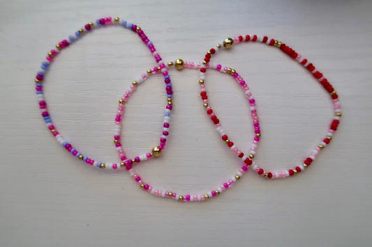 Sweetheart Stacking Bracelets