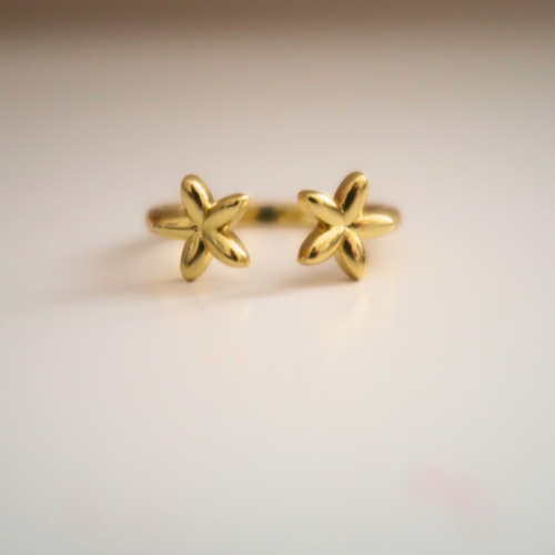 Plumeria Wrap Ring