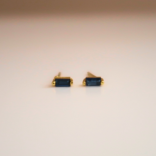 Blue Gem Studs