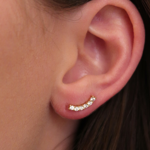 Ear Climber Studs