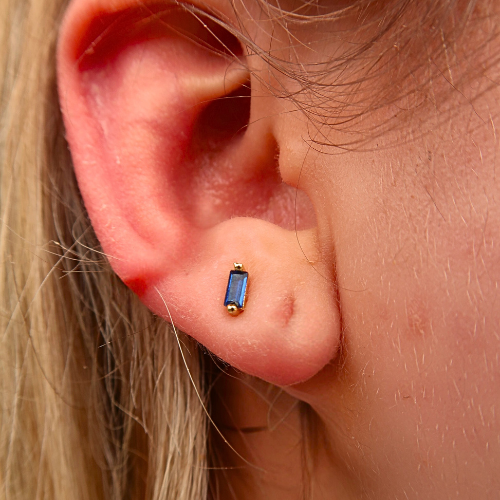 Blue Gem Studs