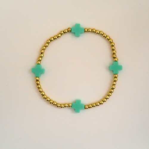 Gold Cross Bracelets